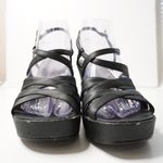 No Boundaries VTG 90s Black Block Heels Strappy Y2K Retro Shoes Sz‎ 7 Vintage Prom Sandals SEE Photo 10