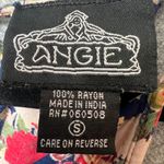 Angie  Floral Print Tank Top Sleeveless Casual Summer‎ Top Blue Red Size S Photo 3