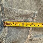 Princess Polly  Light Blue Jean Shorts High-Waisted Frayed Hem Photo 6