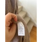 Barefoot Dreams  Taupe Beige Brown Hooded Cardigan CozyChic Lite Sweater Photo 4