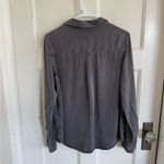 Marine layer  gray button front top size medium Photo 5