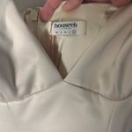 House Of CB  Paloma Vintage Cream Satin Pleated Midi Dress XL Photo 6