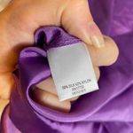 Isaac Mizrahi for Target Purple Shiny A Line‎ Dress Size L Size L Photo 5