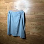 Mixit  Stretch Gray Lined Size 12 Skirt w/6” split Photo 2
