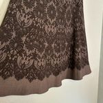 Tahari  Women's Grey Lace Print A Line Knee Length‎ Skirt Size 2 Business Office Photo 6