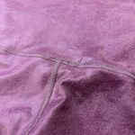 Aerie Offline The Hugger High Waisted Crackle Faux Leather Leggings | Purple | M Photo 5