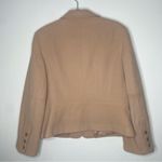 Tribal Wool Blend Peplum Blazer in size 10 Tan Photo 1