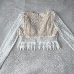 Pretty Little Thing Lace Frill Plunge Blouse Photo 2