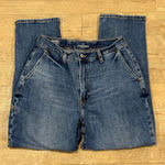 Old Navy Vintage  Workwear Jeans Curvy Sky-Hi Straight Size 10 Photo 0