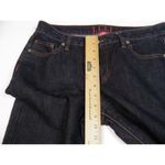 Elle Dark Wash Denim Jeans Size 10 Straight Leg Mid Rise Zip/Button Photo 1