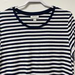 On 34th Womens XXL Striped Short Sleeve Ribbed T Photo 2