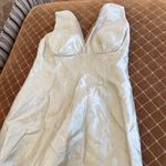 Vera Wang NWT  gold sleeveless gown tulle train Photo 11