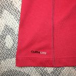 Adidas  ClimaLite Pink V-Neck Shirt, Medium Photo 3