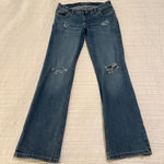 Wrangler  Shiloh 7 x 32 Distressed Flare Jeans denim stretch Photo 0