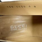 Gucci Womens Loafers Shoes Patent Leather Black 6B 100 0430 Photo 5