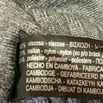 ZARA NEW  Knit Gray Drapey Long Sleeve Ribbed Open Cardigan Sweater Top Size S Photo 4