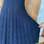 The Kooples Navy & Black Lace Inlay Yoke Fit & Flare Dress - Sz 3 (US Large) ๐งก๐ Photo 5