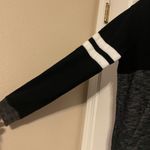 PINK - Victoria's Secret Pink VS Black and Gray Zip Up Hooded Sweatshirt Size XS Warm Soft Cozy Logo Photo 3