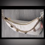 Juicy Couture White “Not Your Babe” Hobo Bag NWT Gold Chain Charms Photo 1