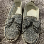 Muguan Silver Rhinestone Sneakers Shoes Sz. 5 Photo 0