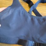 Lululemon Womens Adapt The Strap Sports Bra Black Logo Straps M Flawed Padded Photo 2
