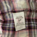 Theory  Marosa Plaid Shirt Small Button Down Long Sleeve Preppy Photo 5