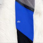 Alo Yoga  Sheila blue black Colorblock leggings Photo 11