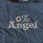 Black Crop Top 0% Angel Size XS Photo 1