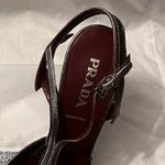 Prada Vintage Heels Size 38 Tan Brown Copper Metallic Leather. Photo 16
