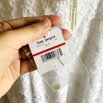 Free People NWT  White Lace Detail Open Back High Neck Mini Shift Dress - XS Photo 5