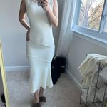 2 pc premium knit dress & cardigan set. XS White Photo 11