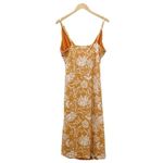 Joie NWT  Midi Ruched Sundress Butterscotch Botanical Floral Print Size XL NEW Photo 2