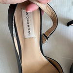Antonio Melani  Kacy Slingback Leather Pumps size 9M leather heels black Photo 4