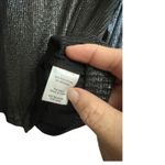 John Paul Richard Women's Top Long Sleeve Metallic Ribbed Knit Blouse Photo 1