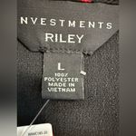 Investments  Riley Black, Tan, White and Red Plaid Ruffle Blouse Photo 7