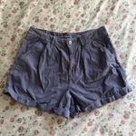 American Eagle Purple Corduroy Mom Shorts Size 8 Photo 0