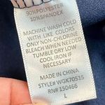 Market & Spruce Navy Blue T-Shirt A-Line Short Sleeve Pocket Dress Large Photo 4