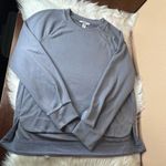 Athleta  Seasoft Crewneck Sweatshirt Coastline Blue Size Medium Photo 9