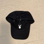 Playboy  Black Hat with White Logo Photo 2