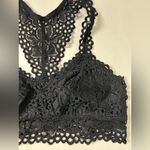 Aerie Women’s Sexy Black T Racer Back Style Bra Bralette Lace Sz Med Photo 2