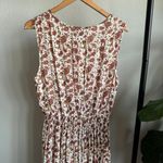 World Market Floral Boho Tassel Maxi Dress Size S/M White Photo 4