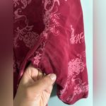 Columbia Shirt Womens Red Floral 3/4 Sleeve Button Up Classic Casual Camp Sz L Photo 4