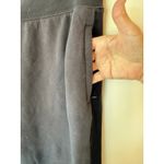 Athleta Elastic Waist High Rise Straight Leg Sweatpants Black Women's Size Large Photo 3