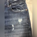 Maurice's EDGELY High Rise Rolled Hem 5 inch Denim Shorts ; Distressed; size 14 Photo 3
