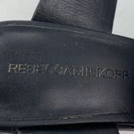 Rebecca Minkoff  Valaree Black Leather Block Heels Strap Buckle Sandals Size 8M Photo 4