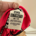 VICTORIA'S SECRET | PINK | Neon Pink Black Athletic Quarter Zip Pullover, XS Photo 7