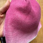 Columbia Pink and White Ombré Beanie Winter Hat, One Size Photo 11