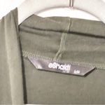 Eshakti  Green Shawl Collar Cotton Jersey Wrap Dress Size Large Photo 4