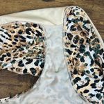 Mynah Size 24W High Cut Bikini Brief Bottom Animal Print Cougar Tiger Le… Black Photo 3