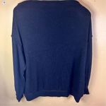 We The Free  Free People Boho Women's Black Oversized Pullover Sweater Size Small Photo 3